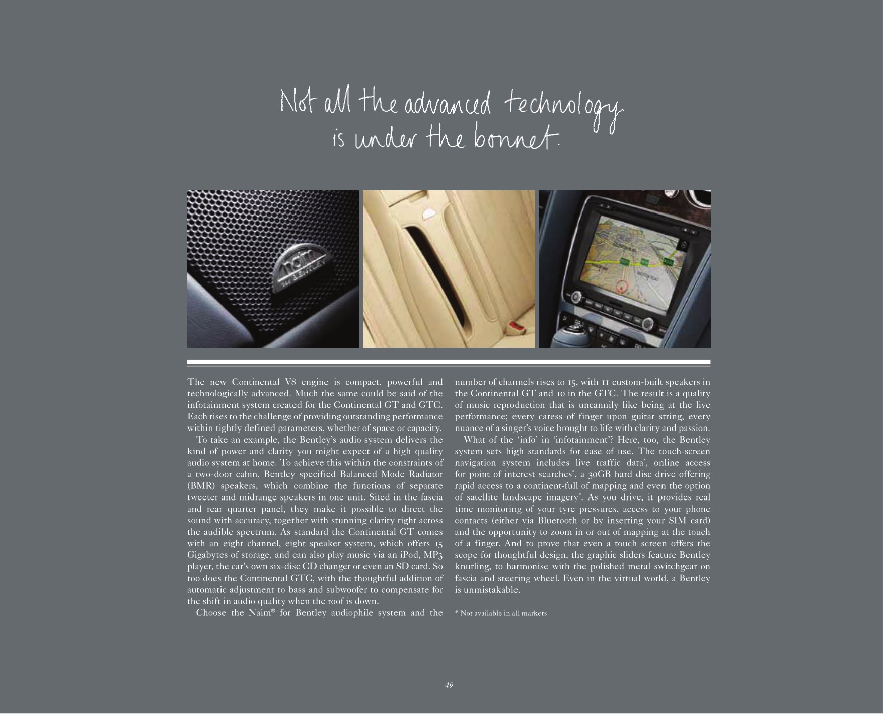 2013 Bentley Continental Brochure Page 115